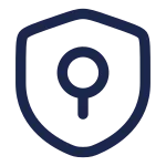 Shield Keyhole Minimalistic SVG Icon